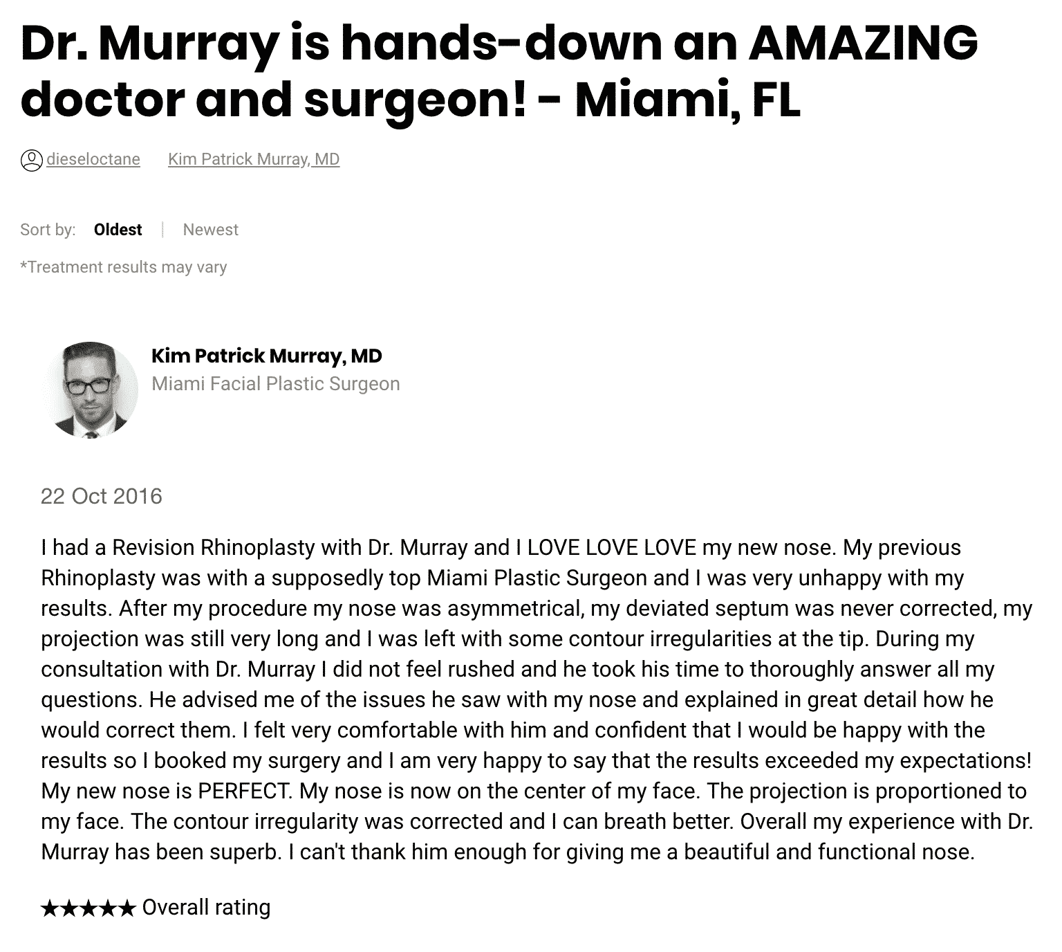 Kim Patrick Murray Rhinoplasty Cost Dr. Kim Patrick Murray, MD - Rhinoplasty / Nose Job/ Plastic Surgery